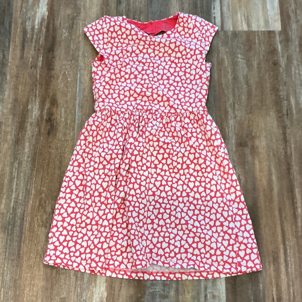 Carter's Coral Heart Pattern Dress